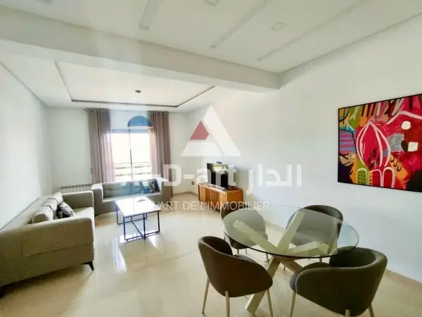 un appartement s+2 meublé pour la location annuelle