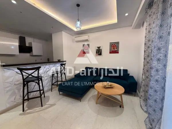 un appartement s+1 meublé pour la location annuelle